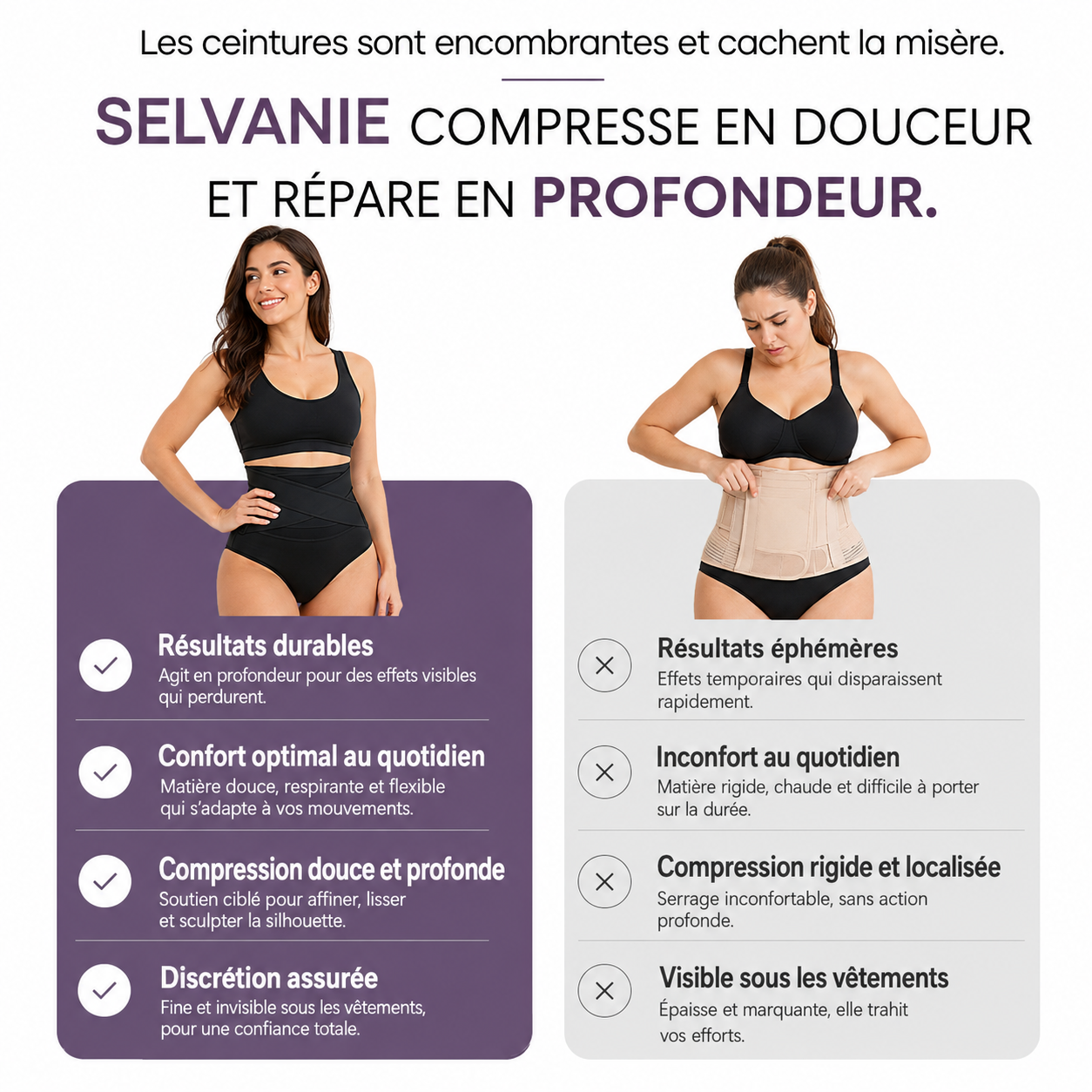 Culotte haute gainante spécial post partum